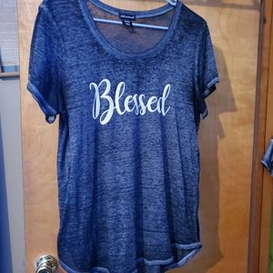 Women's "Blessed" short sleeve shirt